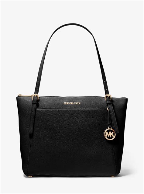 shopper voyager michael kors|michael kors voyager tote black.